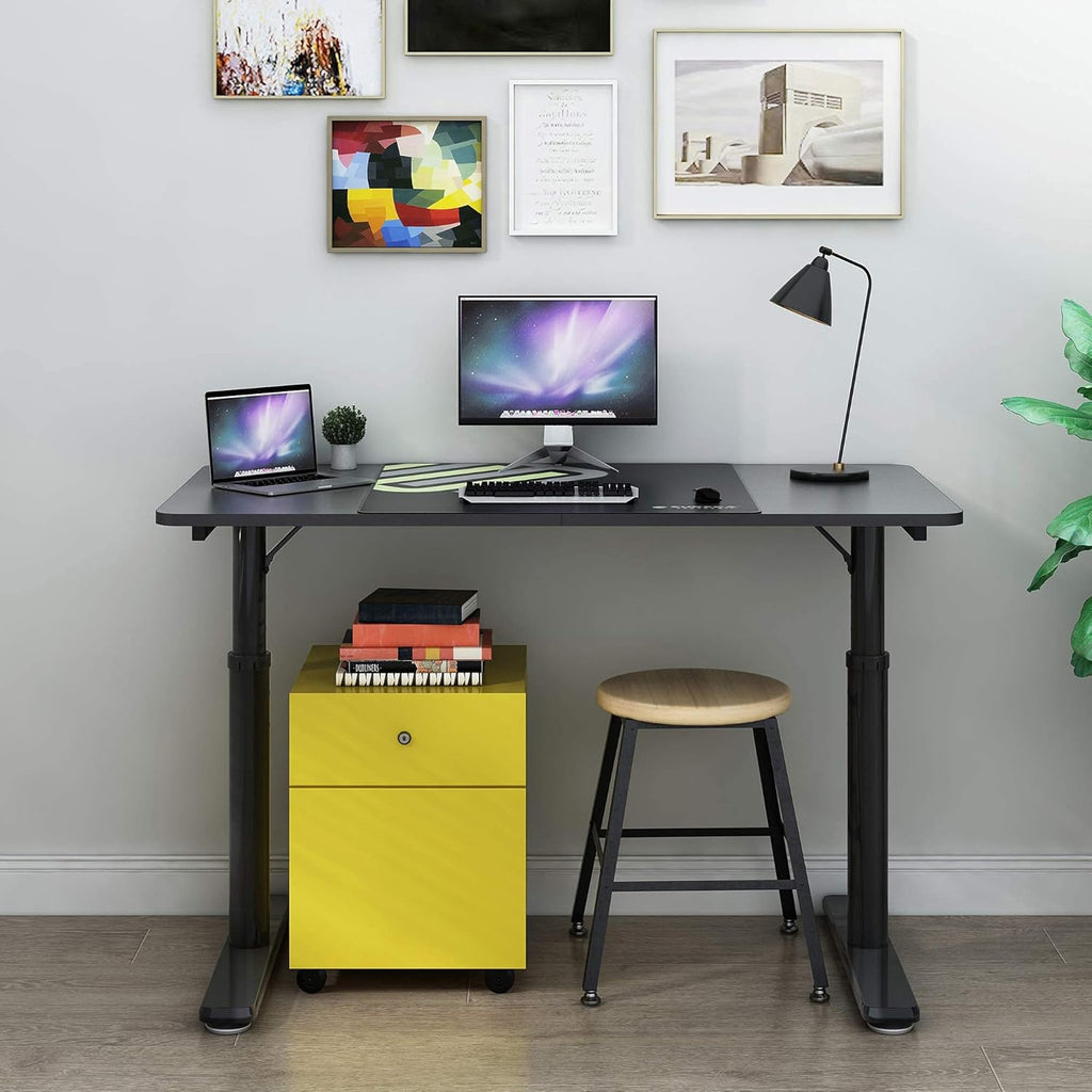 47 Inch Black Adjustable Computer Desk X98103