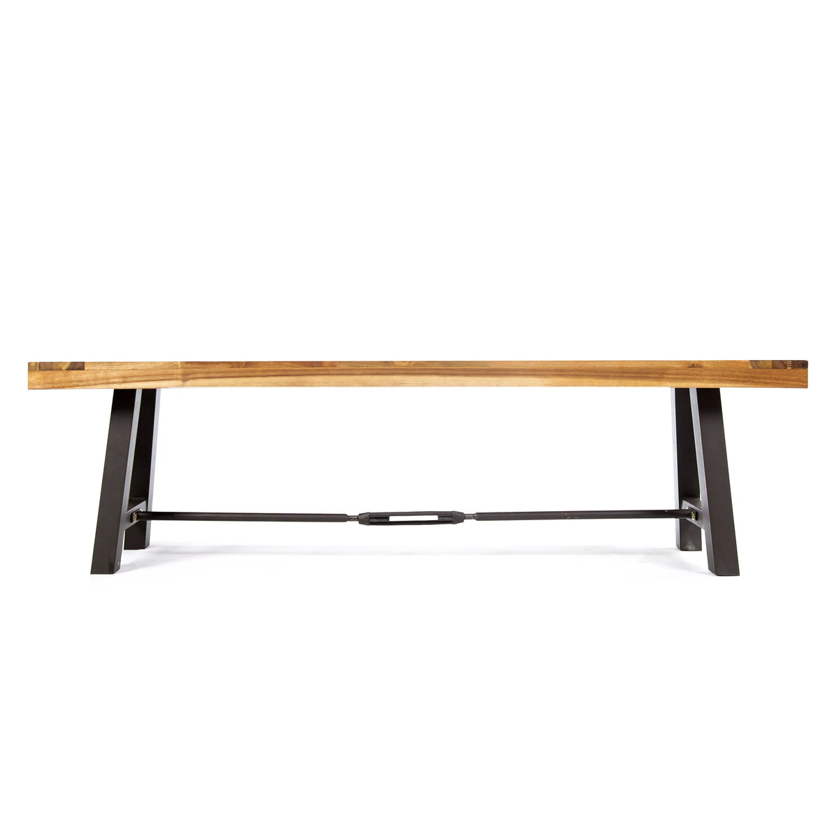 Acacia Wood Outdoor Dining Benches Set of 2 W274