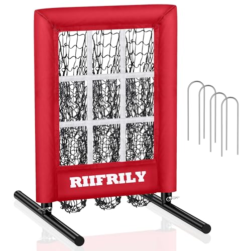 9 Hole Baseball Pitching Net with Strike Zone J4725