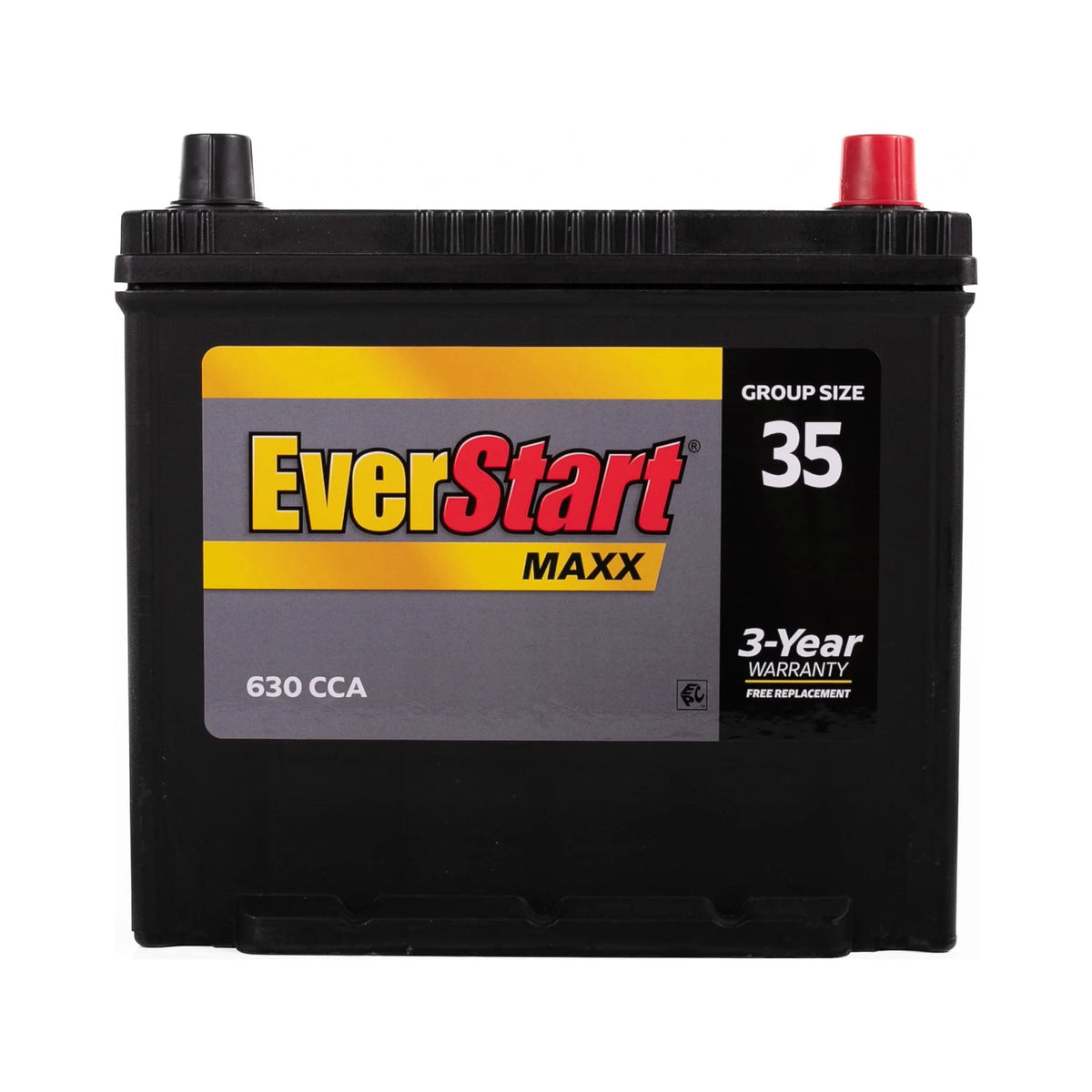 Lead Acid Automotive Battery Group Size 35N 12 Volt 640 CCA S243930