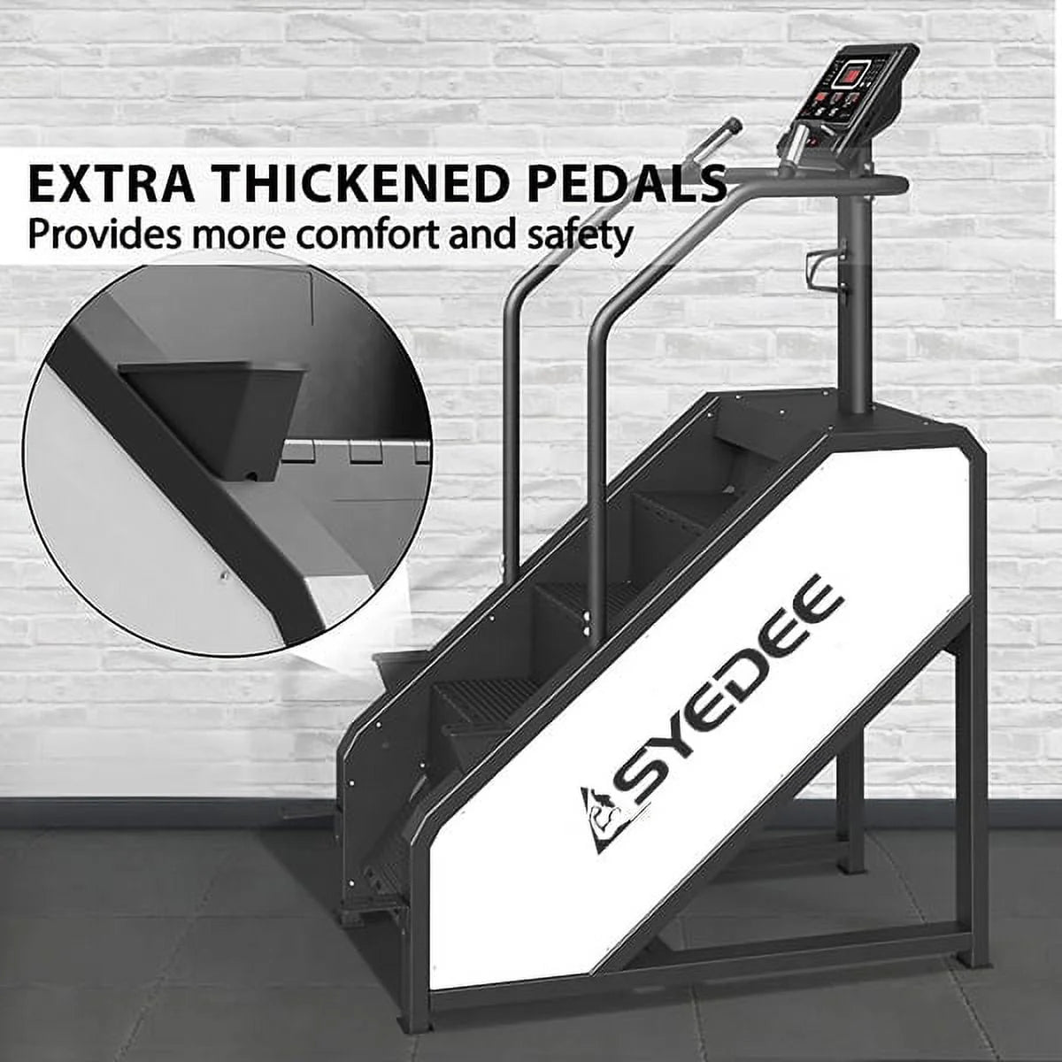 Stair Stepper with LED Screen, 12 Workout Programs, 441LBS Step Machine P839