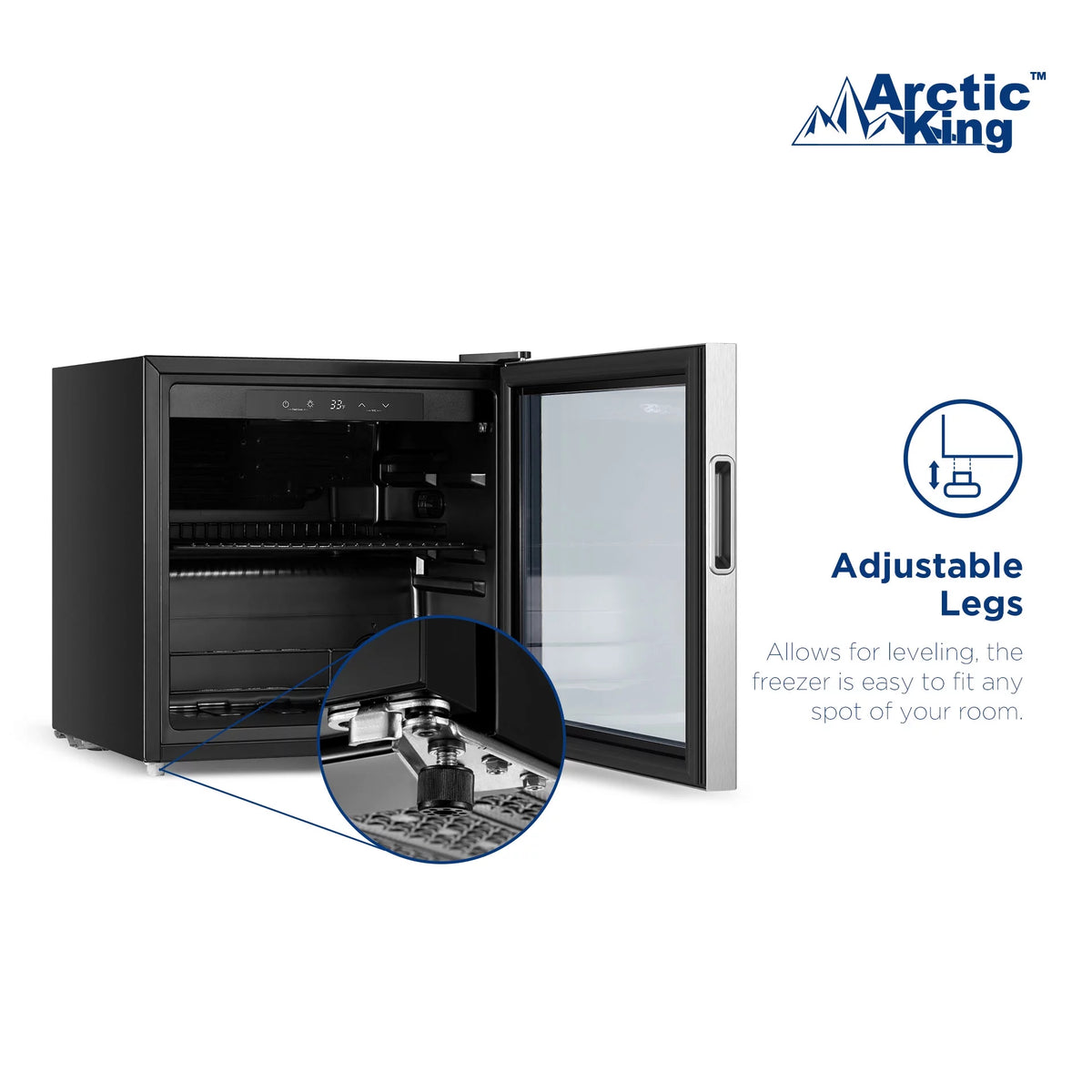 48-Can Beverage Fridge & Cooler with Electrical Control E968902