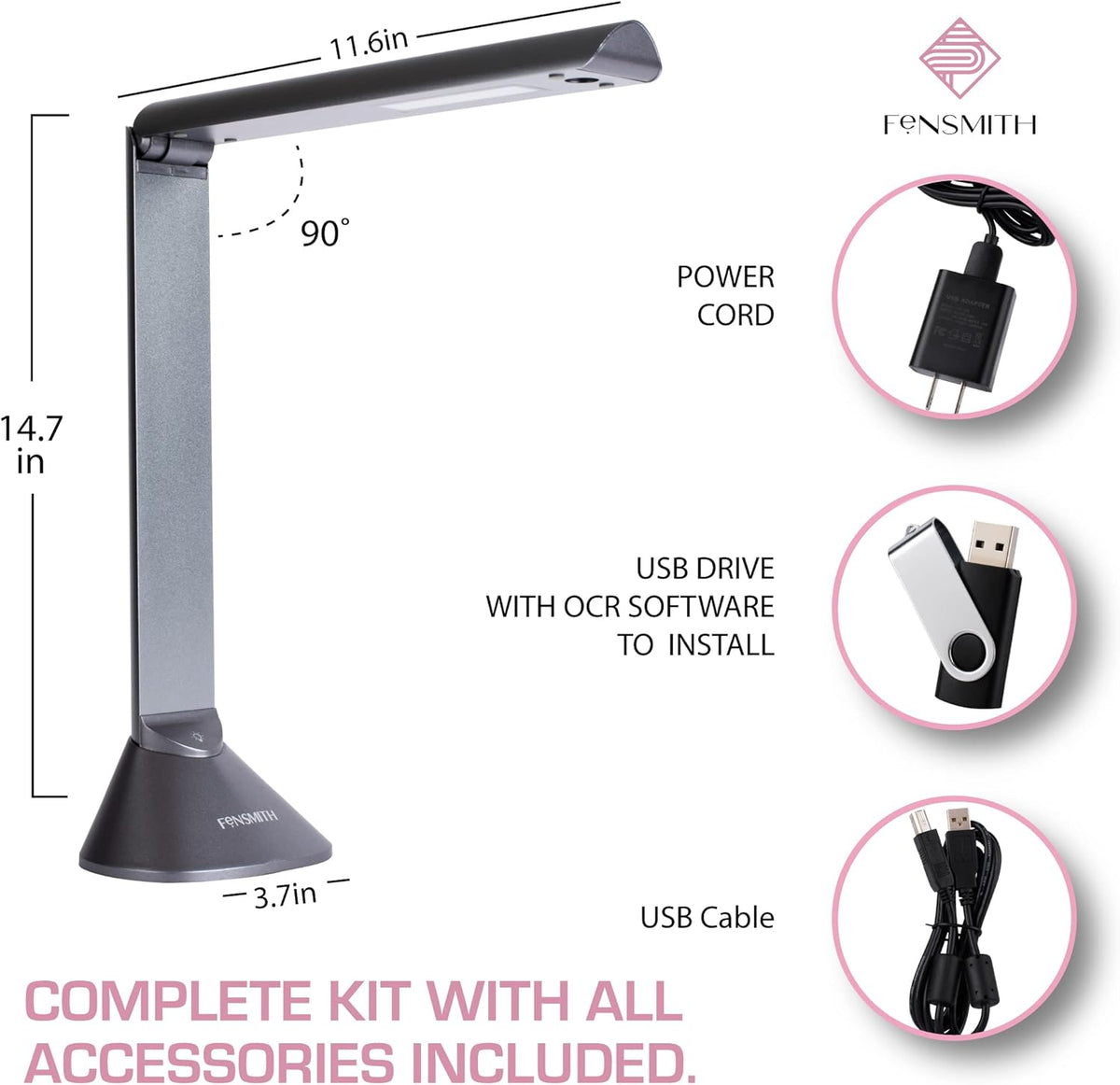 Portable 20MP Document Camera Scanner A99208