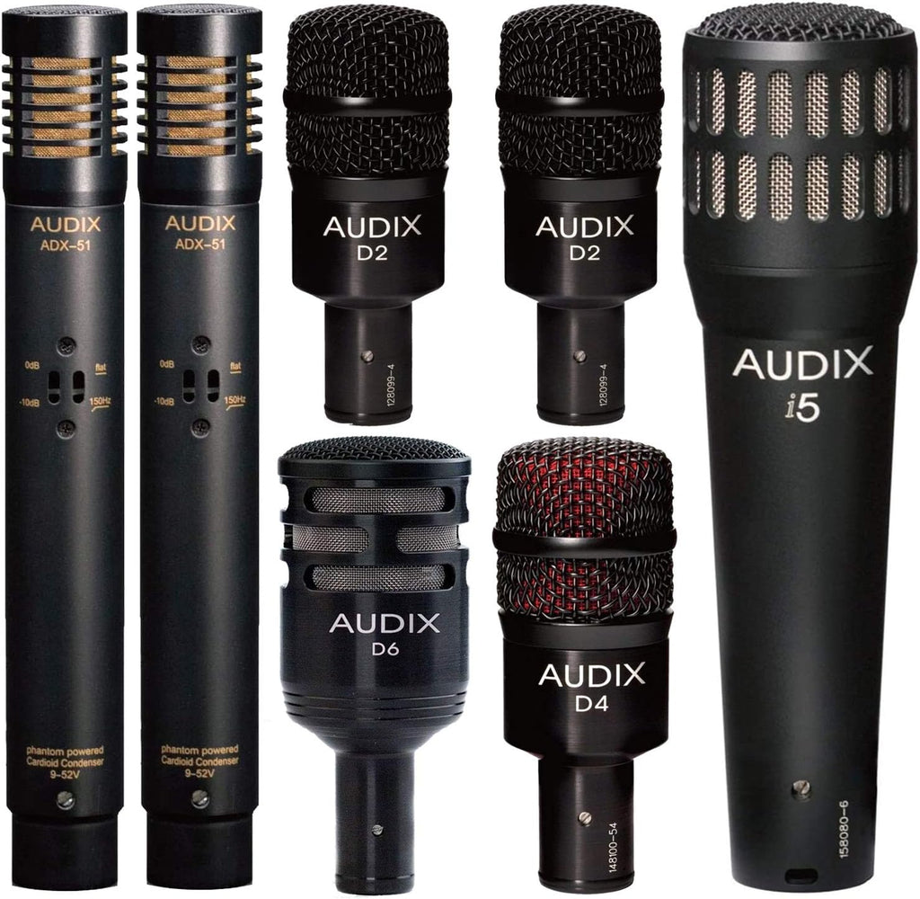 7-piece Drum Mic Package + 7 XLR Mic Cables T46938
