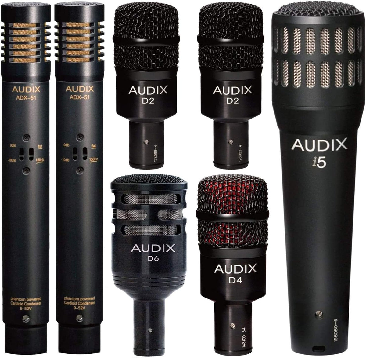 7-piece Drum Mic Package + 7 XLR Mic Cables T46938