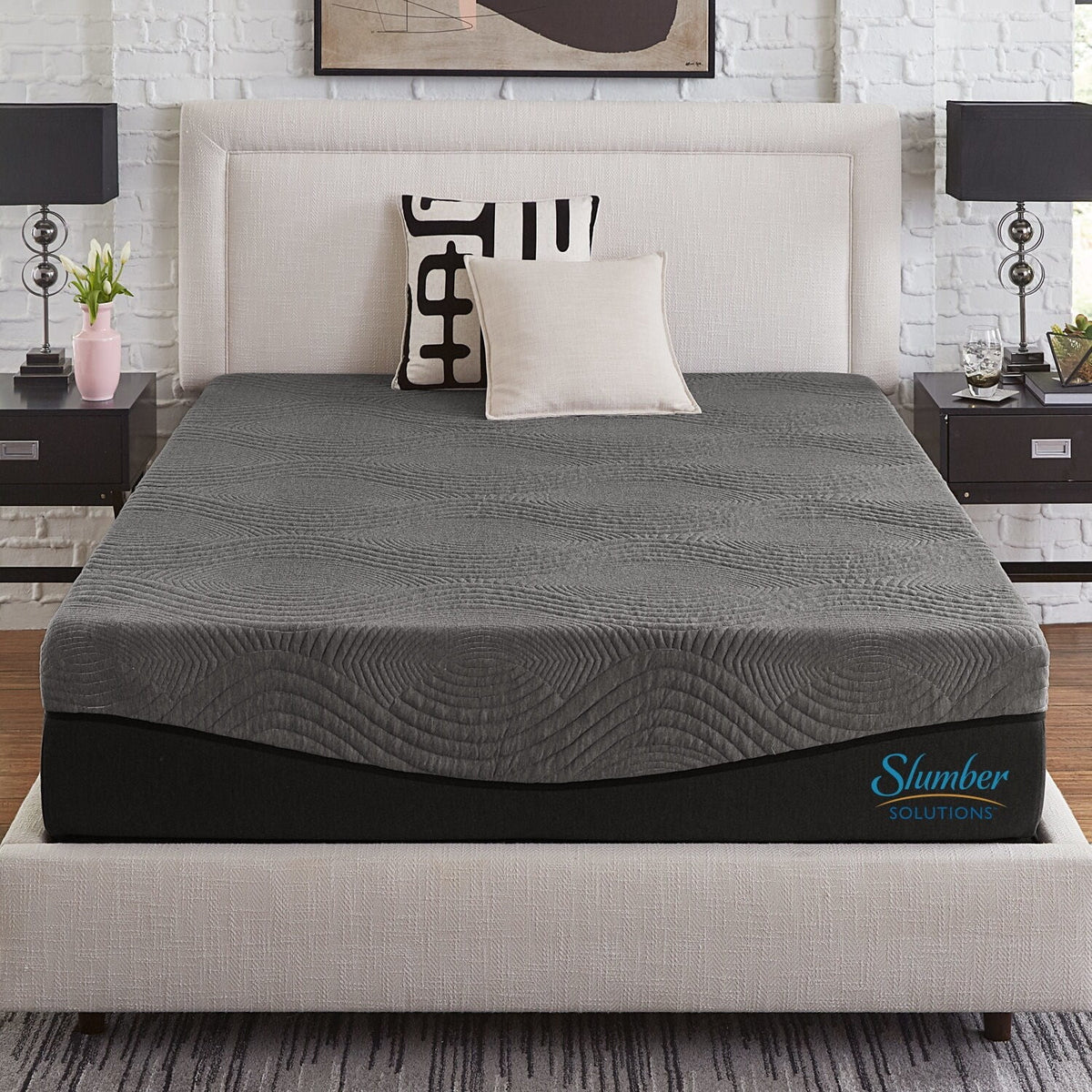 Charcoal 14-inch Memory Foam Mattress King G4980