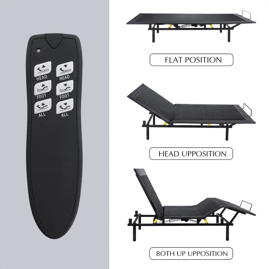 Queen Size Ergonomic Electric Adjustable Bed Base Frame Z911593