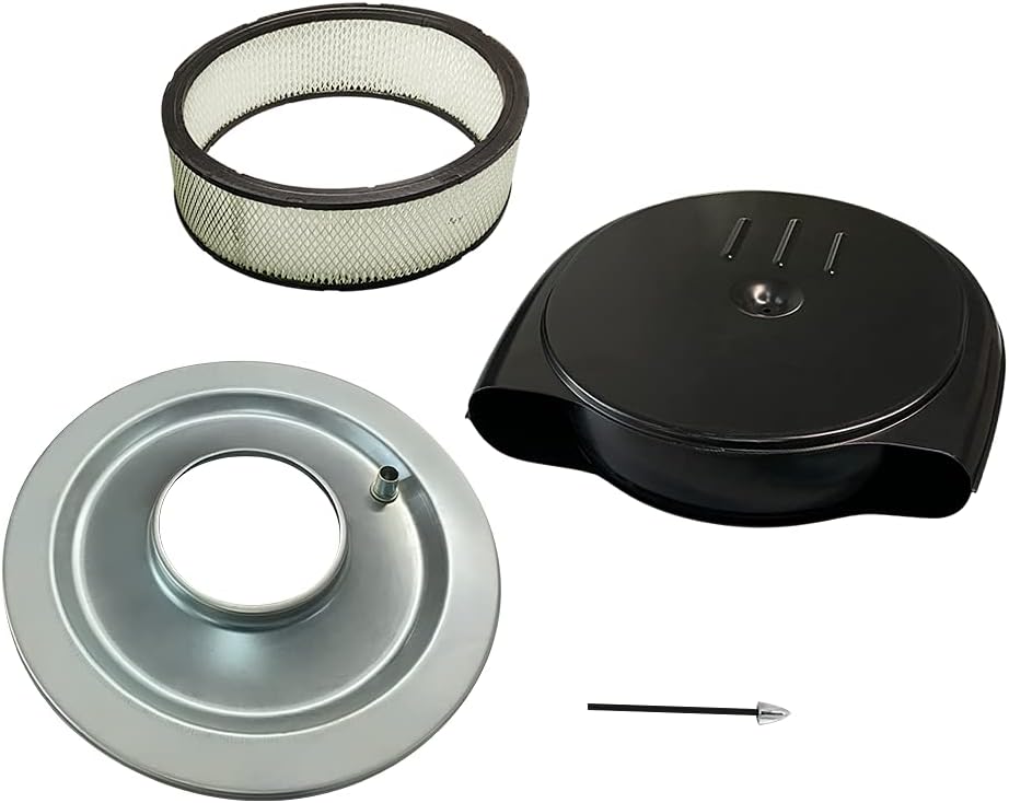 Black Steel Air Cleaner Set V7772