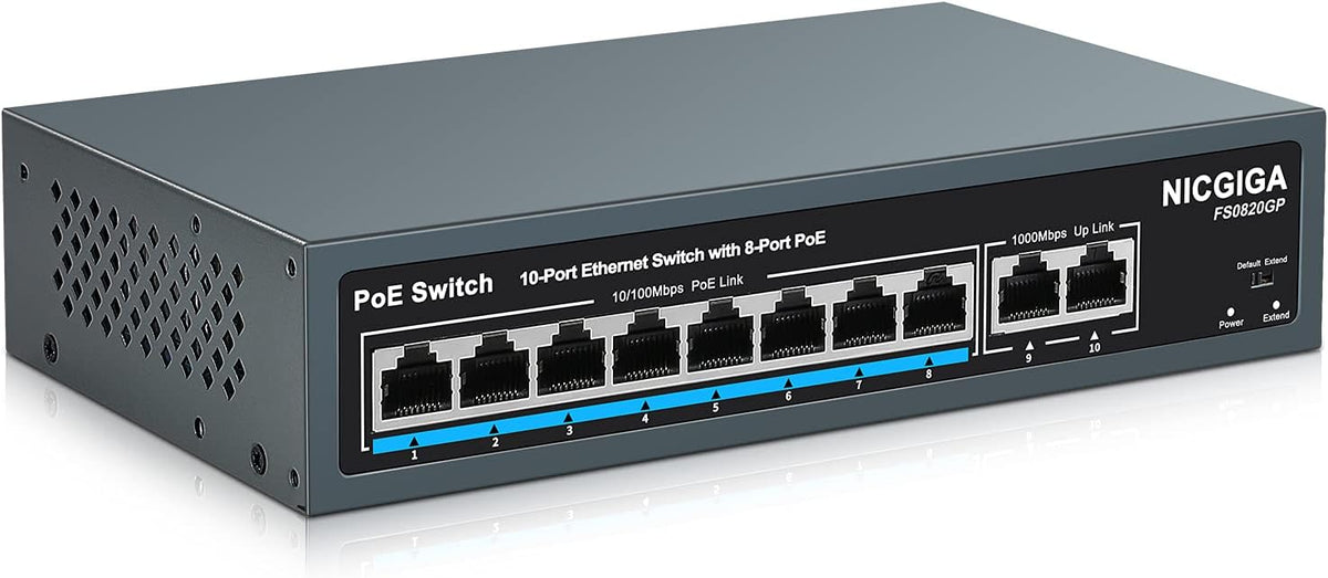 16 Port PoE Switch with 2 Gigabit Uplink I5434