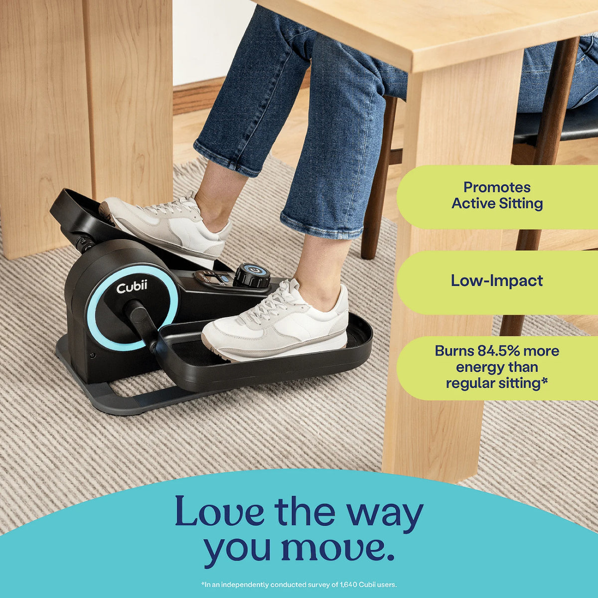 Under Desk Elliptical Bike Pedal Exerciser B5896