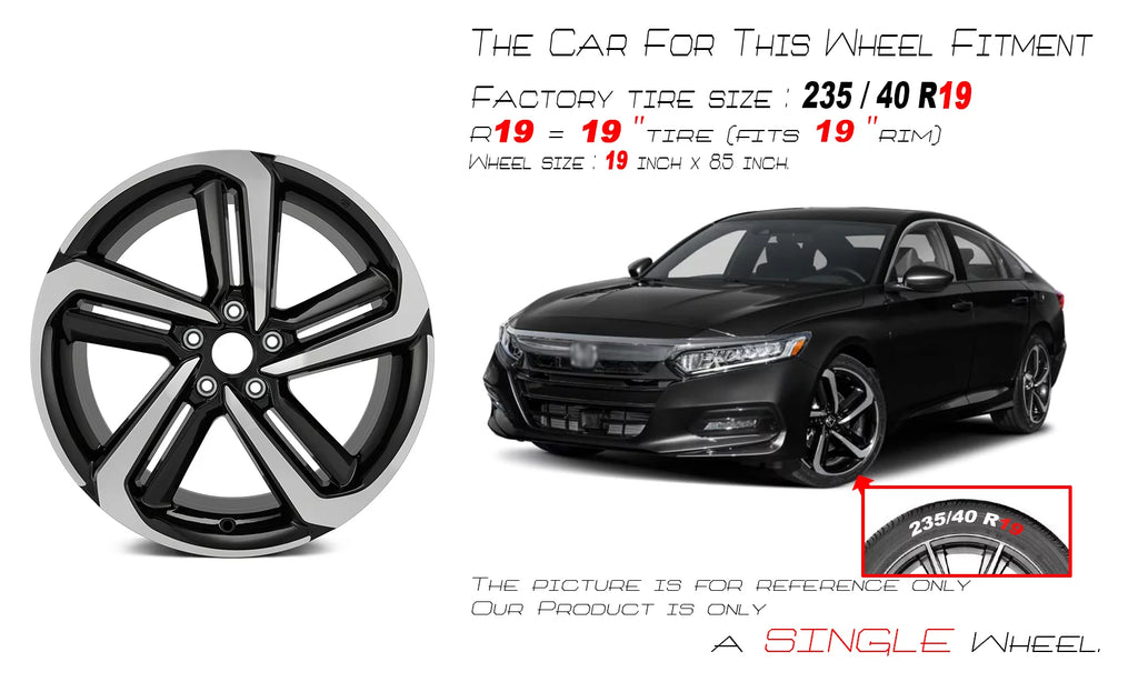 19X8.5 Single Alloy Wheel 10 Spoke Rim S31774