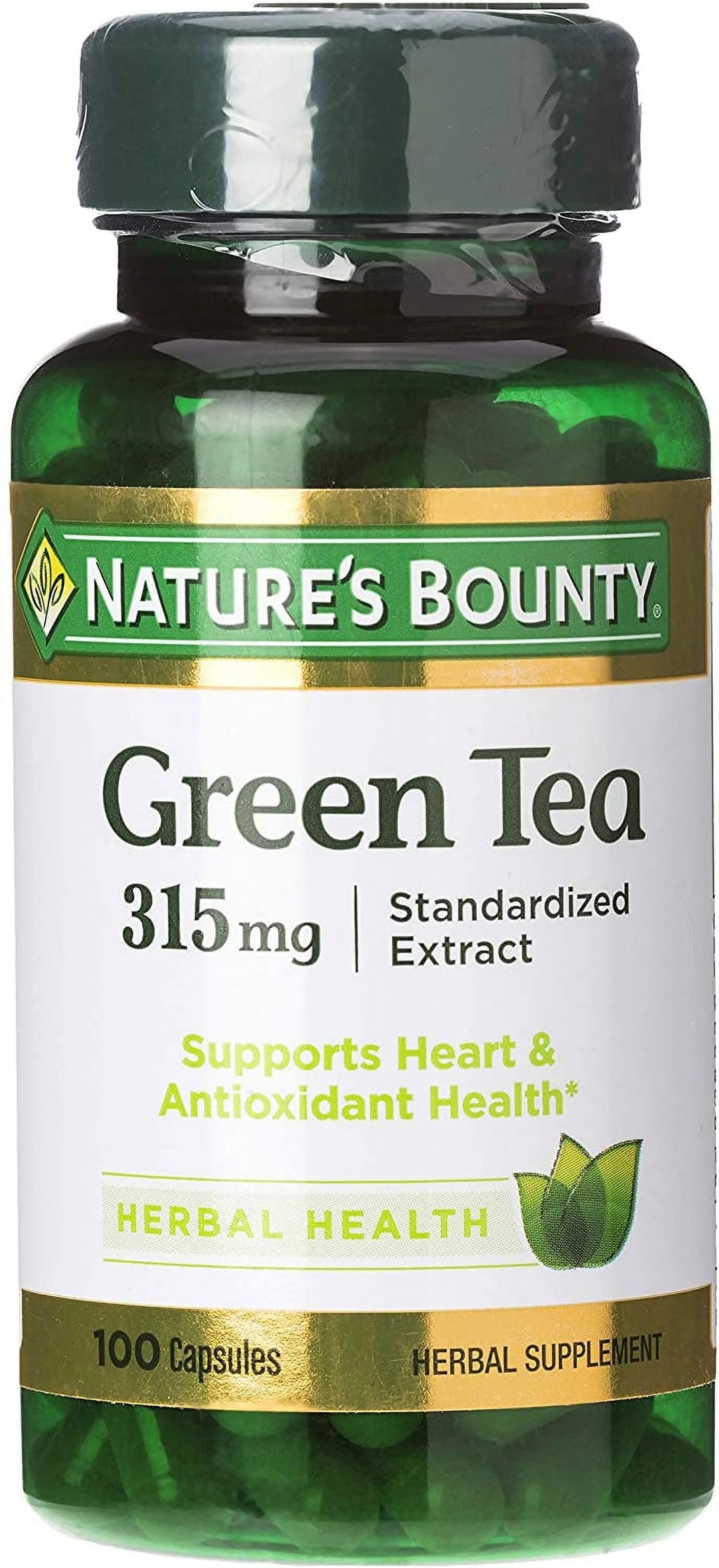 Green Tea Extract Capsules 315 Mg 100 Ct 4 pack O4319