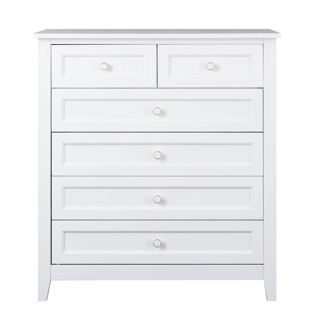 Antique White Drawer Dresser Cabinet L27302