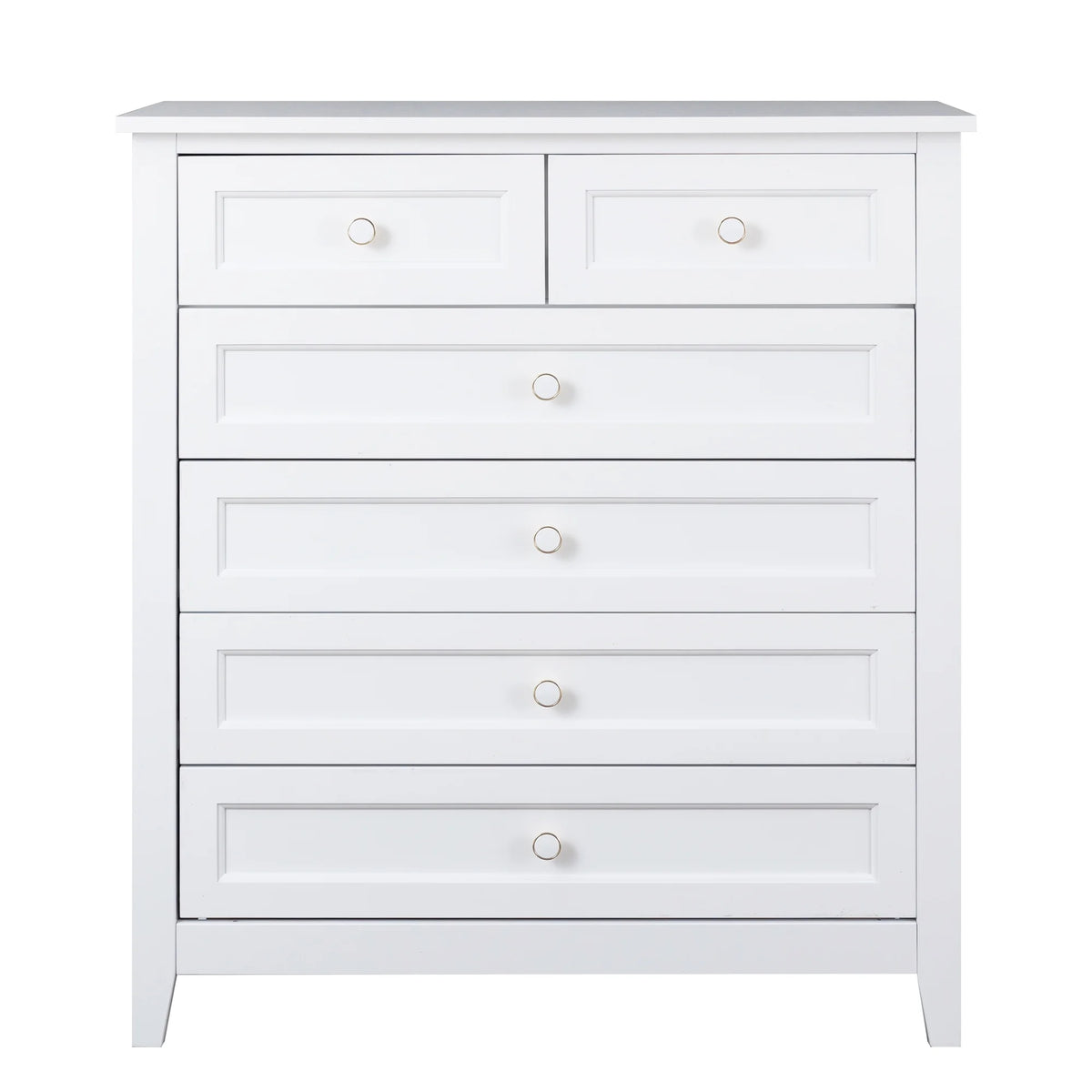 Antique White Drawer Dresser Cabinet L27302