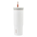 Stainless Steel Insulated Travel Tumbler with Lid and Straw, 24 oz M7331