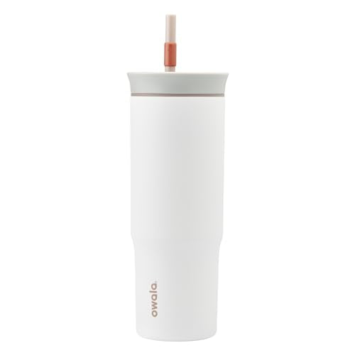 Stainless Steel Insulated Travel Tumbler with Lid and Straw, 24 oz M7331