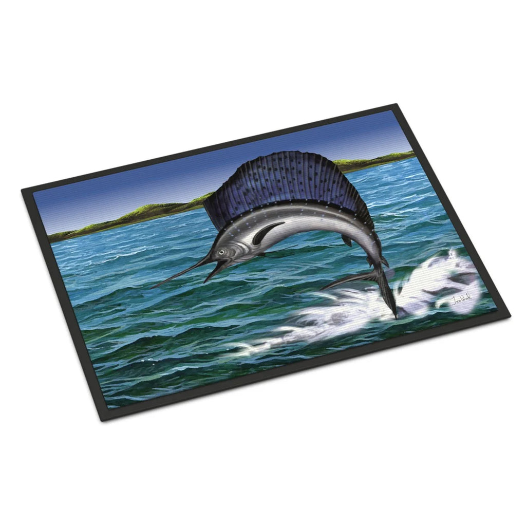 Blue Marlin 24x36 Doormat D625