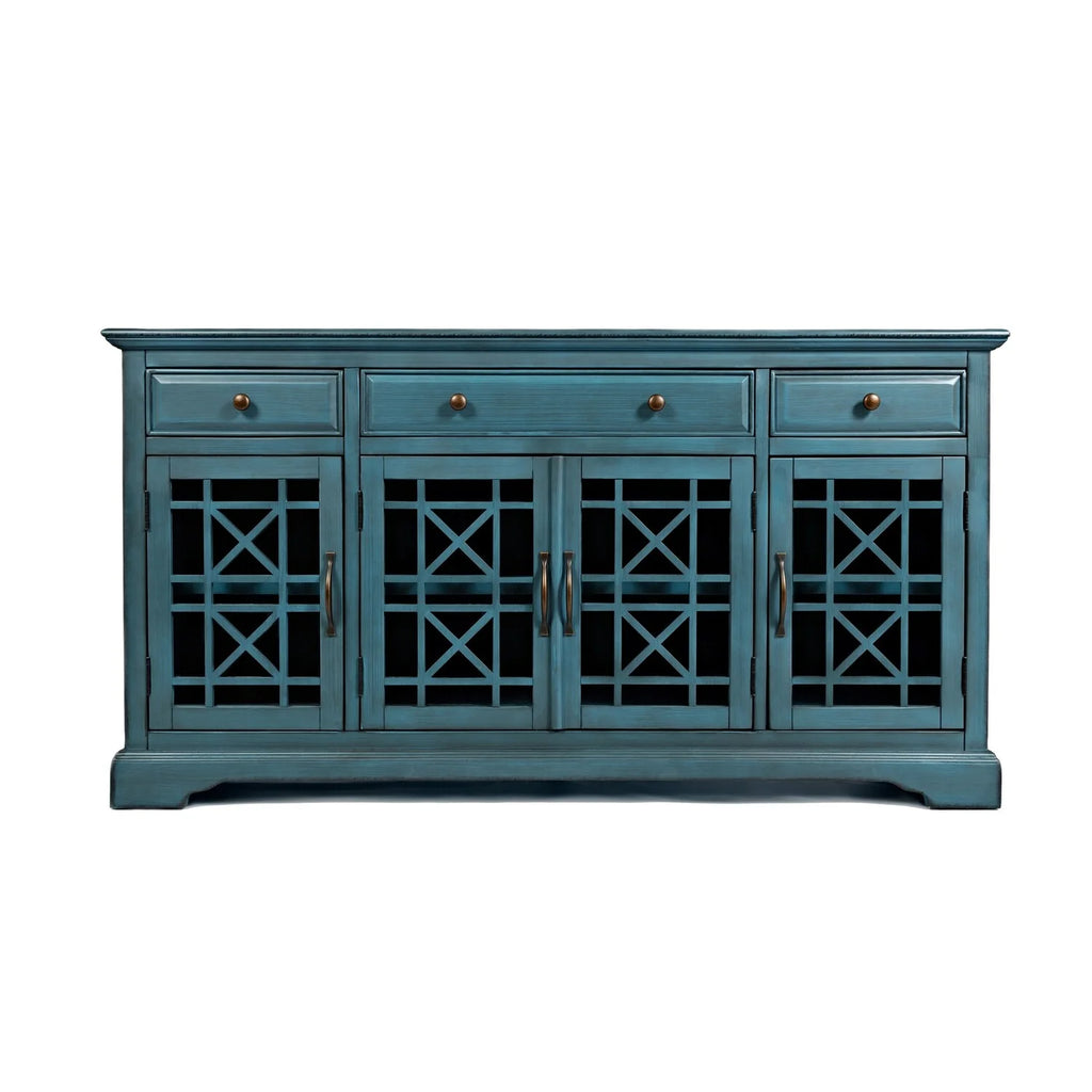 60 Inch Acacia Wood TV Media Entertainment Center Console W551