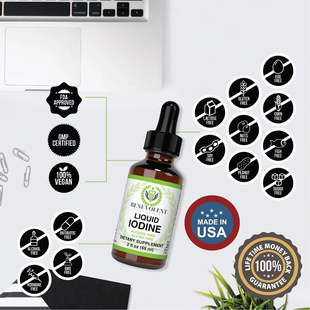 Liquid Iodine Potassium Drops 2oz J9551
