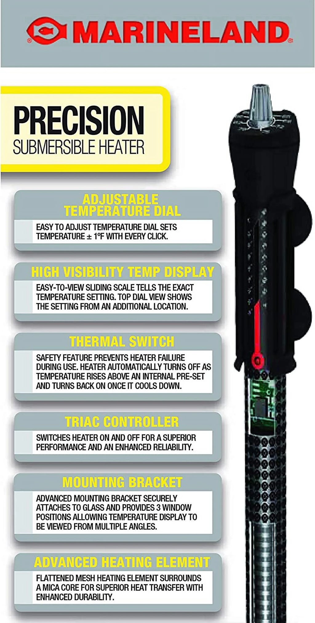 200-watt Aquarium Heater O3158