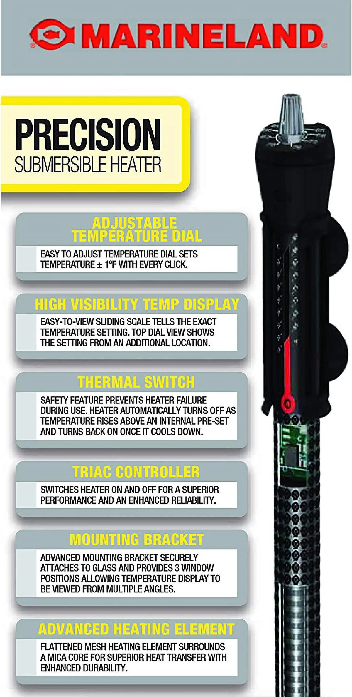 200-watt Aquarium Heater O3158