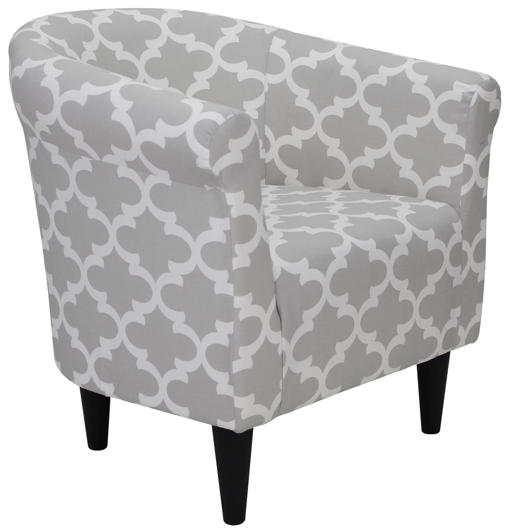 Faux Leather Bucket Accent Chair B2608