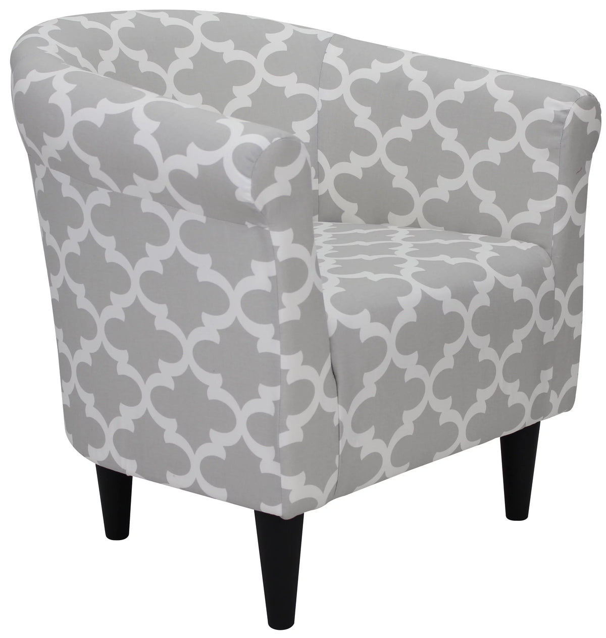 Faux Leather Bucket Accent Chair B2608