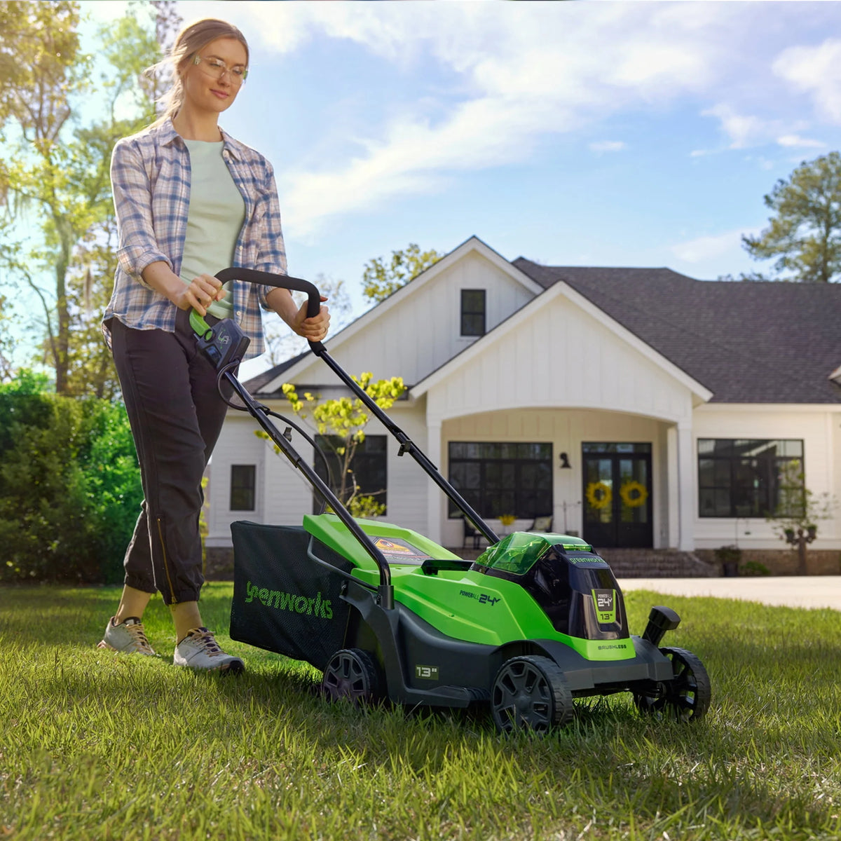 24V 13 Brushless Lawn Mower H534