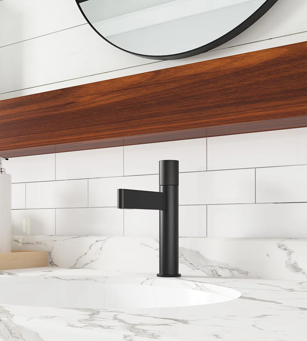 Single Hole Black Bathroom Faucet Q3132