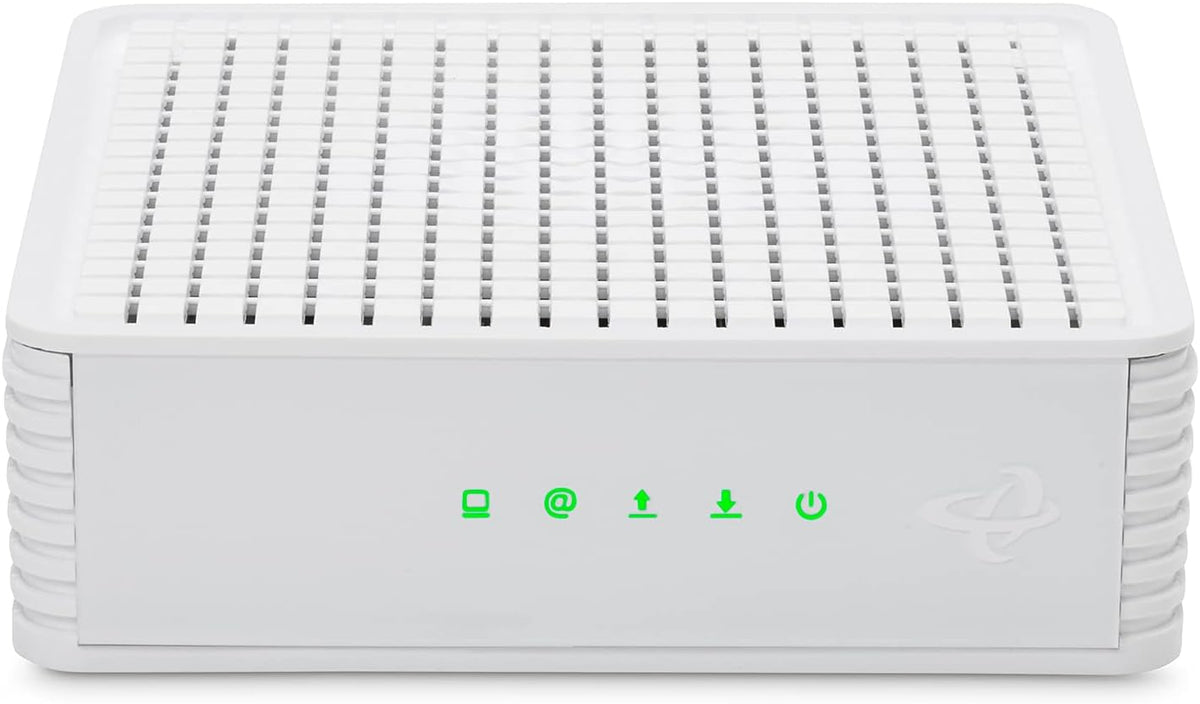 DOCSIS 3.1 Cable Modem 6 Gbps White 2X 1 Gbps Ethernet Ports B32684