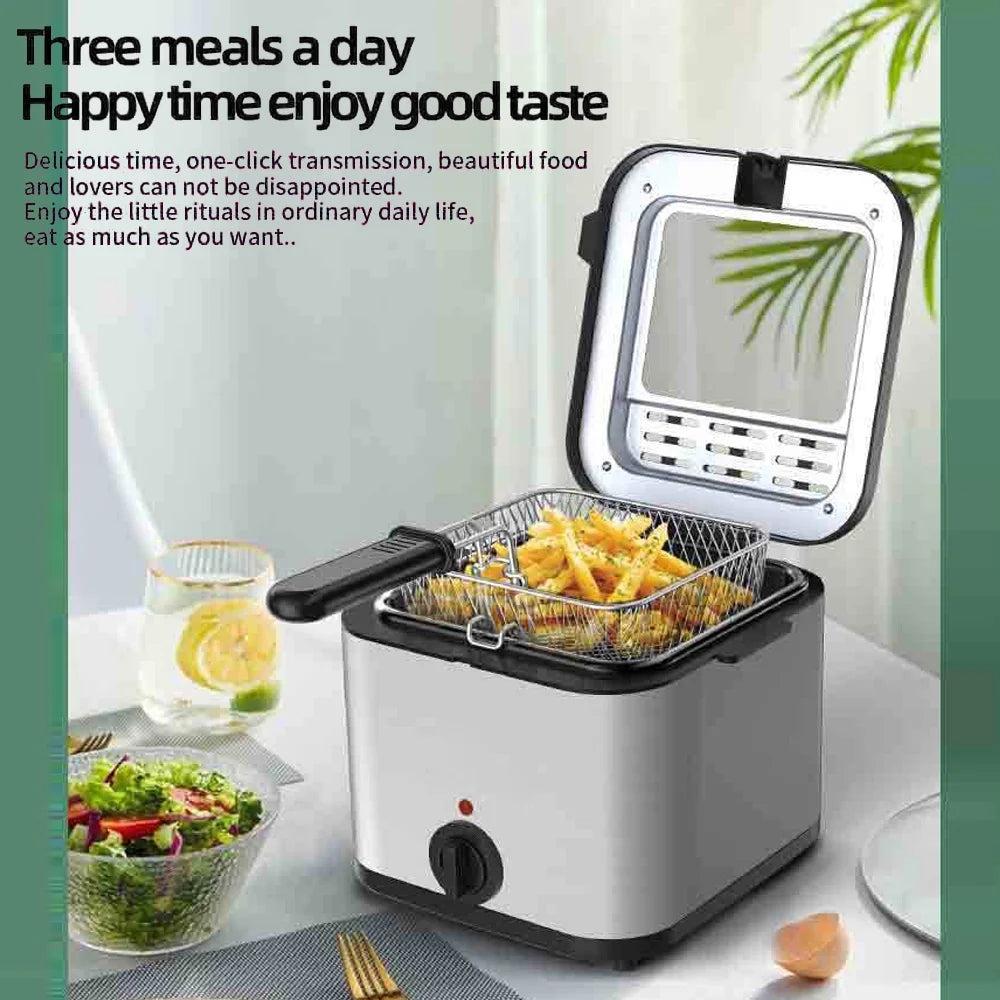 2.5L 1000W Stainless Steel Electric Fryer C225958