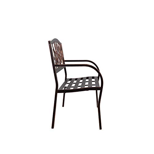 Cast Iron Metal Garden Bench Y275