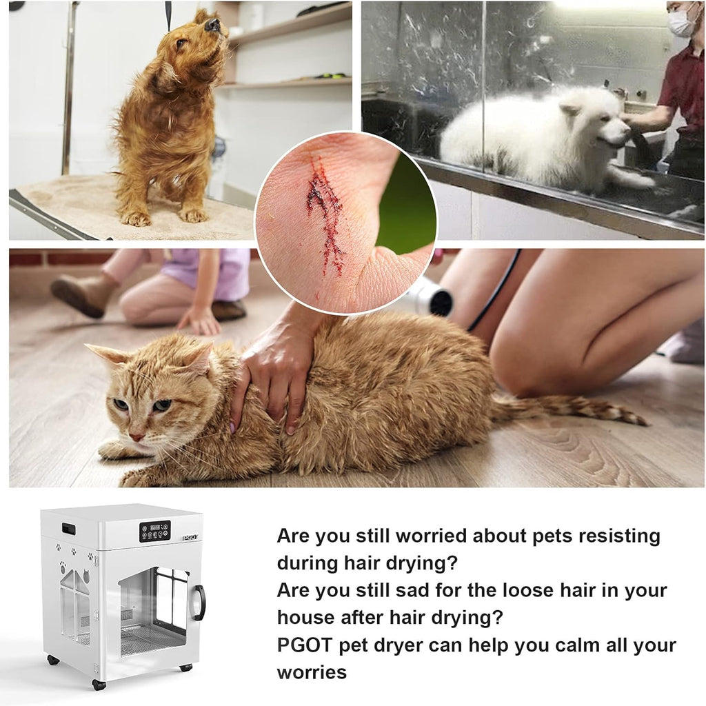 Pet Hair Dryer High-Velocity Dog Grooming K907