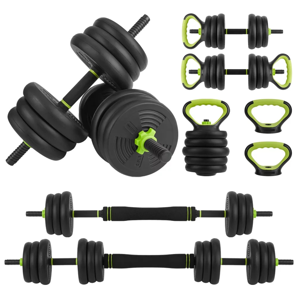 4-in-1 Adjustable Dumbbells Set 50lbs E217