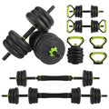 4-in-1 Adjustable Dumbbells Set 50lbs E217