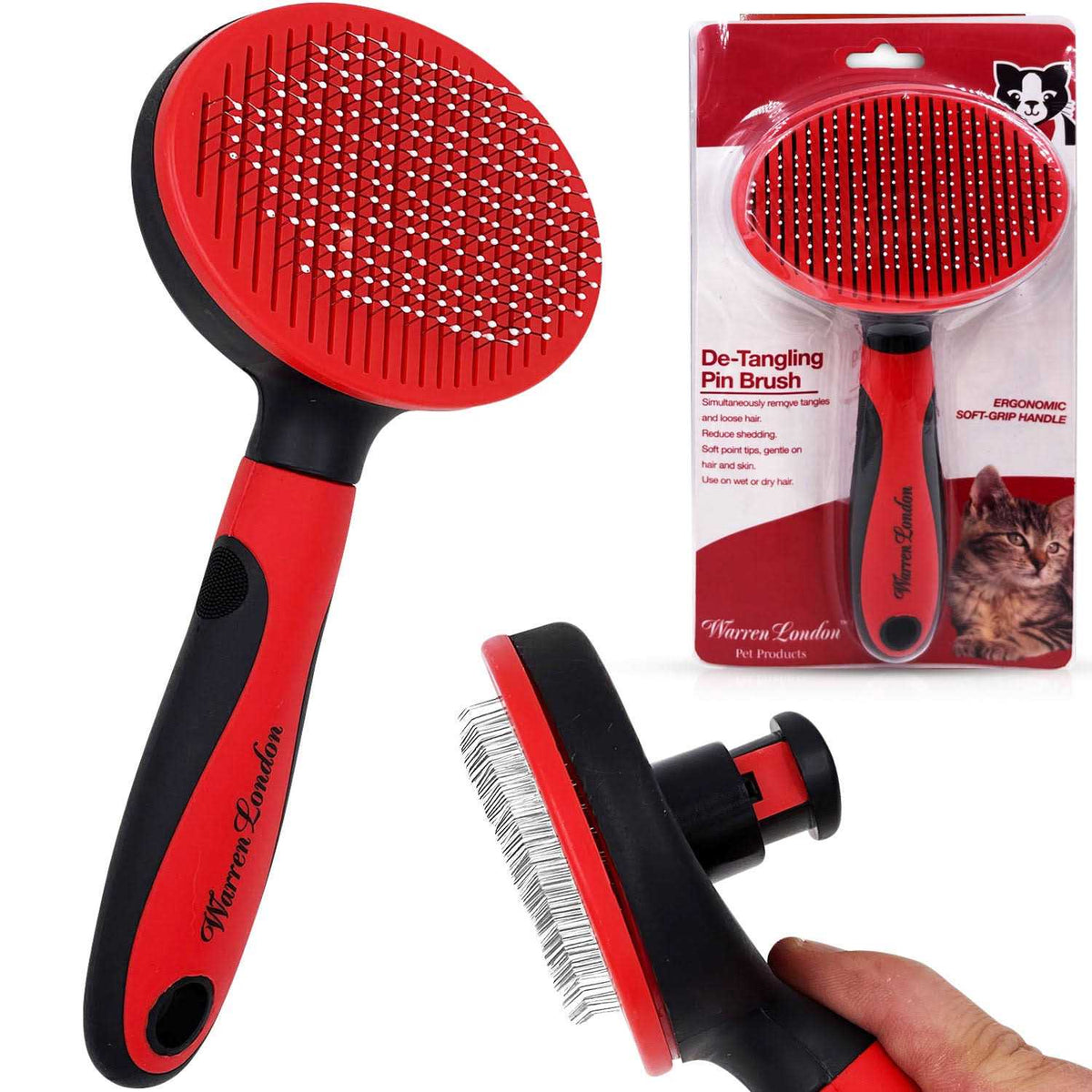 Cat De-Tangling Pin Brush Z6286