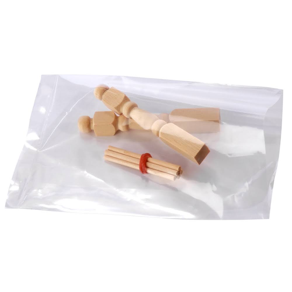 Clear Flat Poly Bags 6W x 14H 3 Mil Case of 1000 M218499