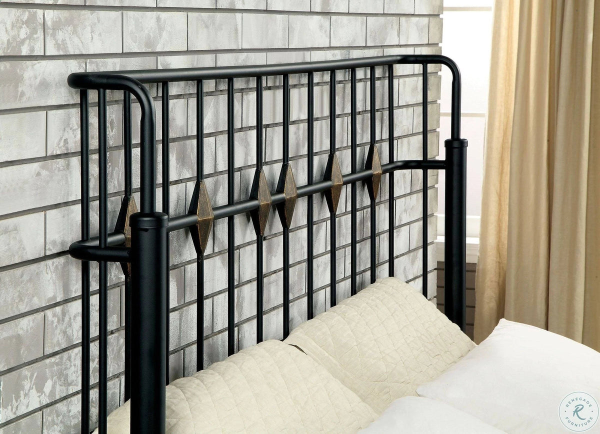 Black Queen Panel Bed G11699
