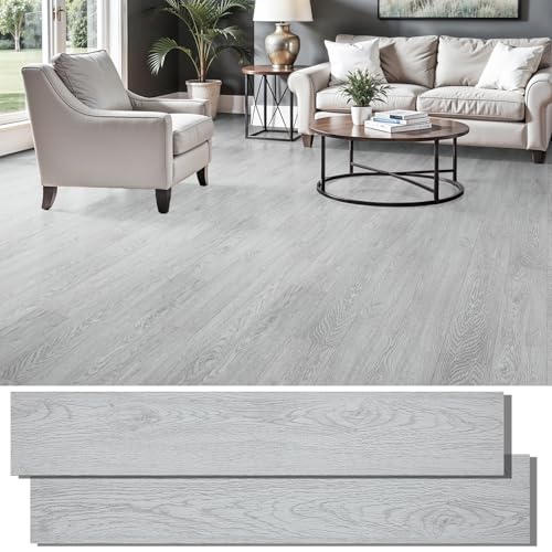 Peel and Stick Floor Tile, 36-Pack Self Adhesive Vinyl Plank Flooring Waterproof Tile Sticker B118