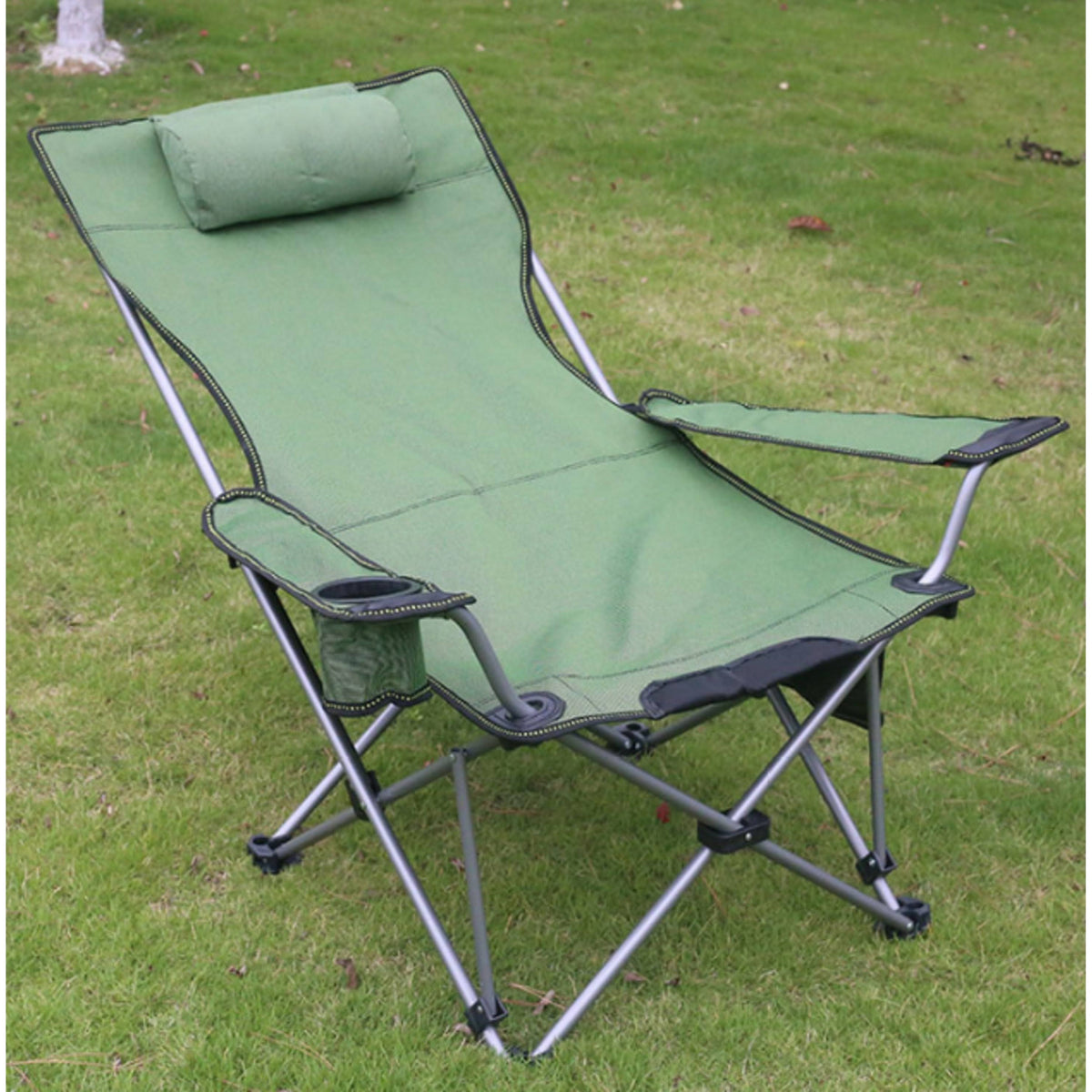 Green Set of 2 Camping Chair L78897