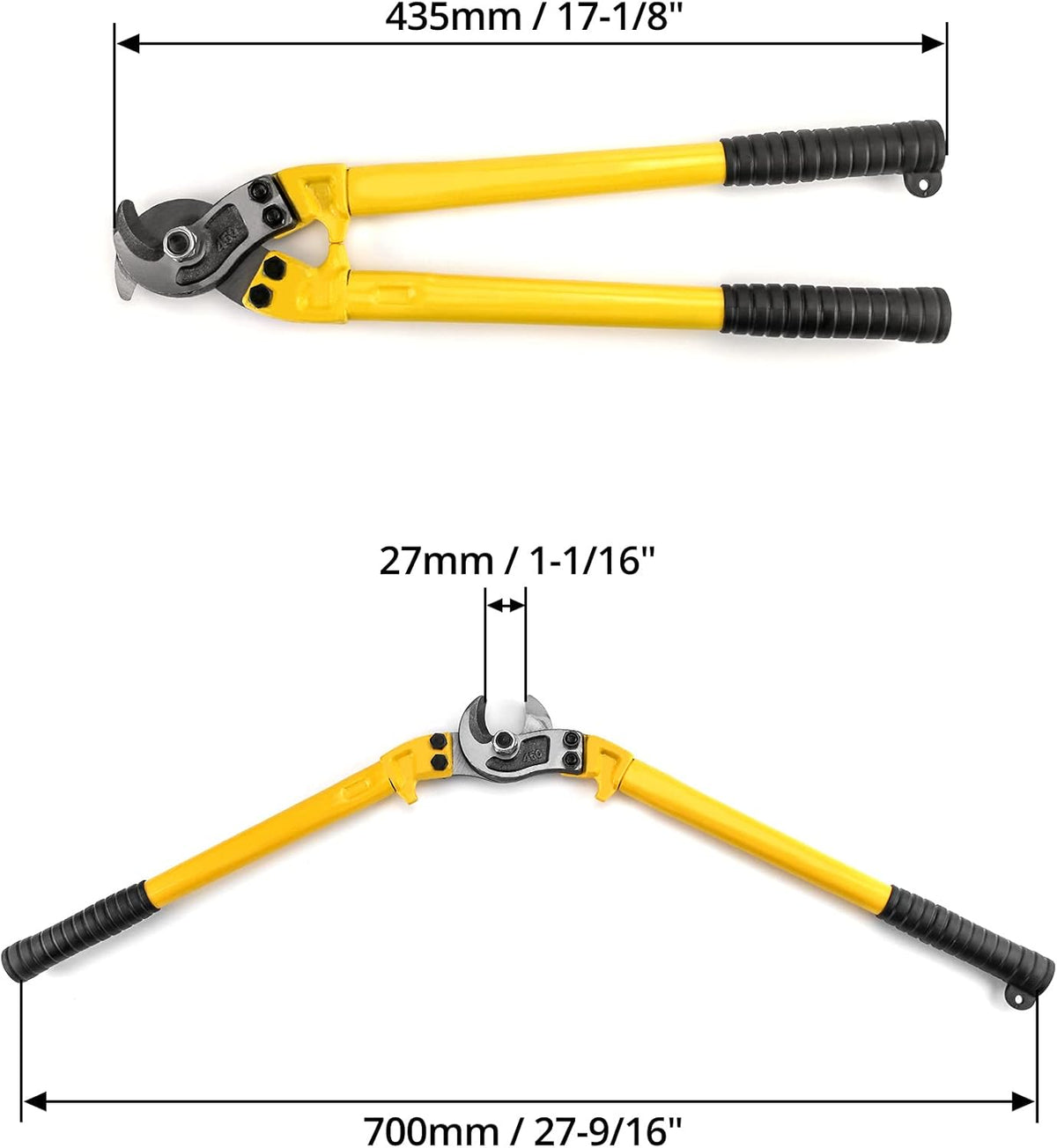 18 Heavy Duty Stainless Steel Cable Cutter Pack of 2 R4143