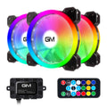 RGB Case Fans 3 Pack 120mm PC Computer LED Fan S931089