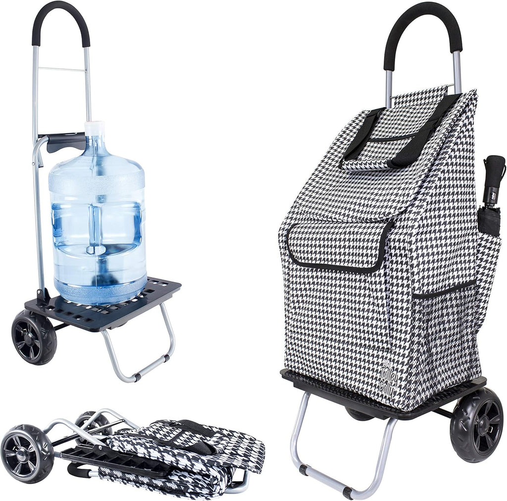 Brown Foldable Shopping Cart M58843