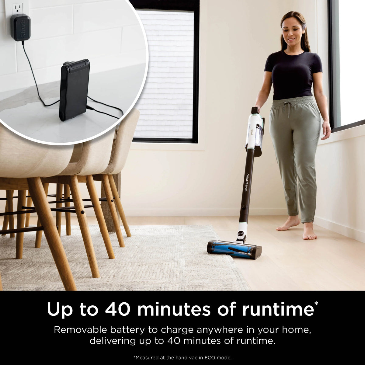 Cordless Stick Vacuum with HEPA Filtration J946459