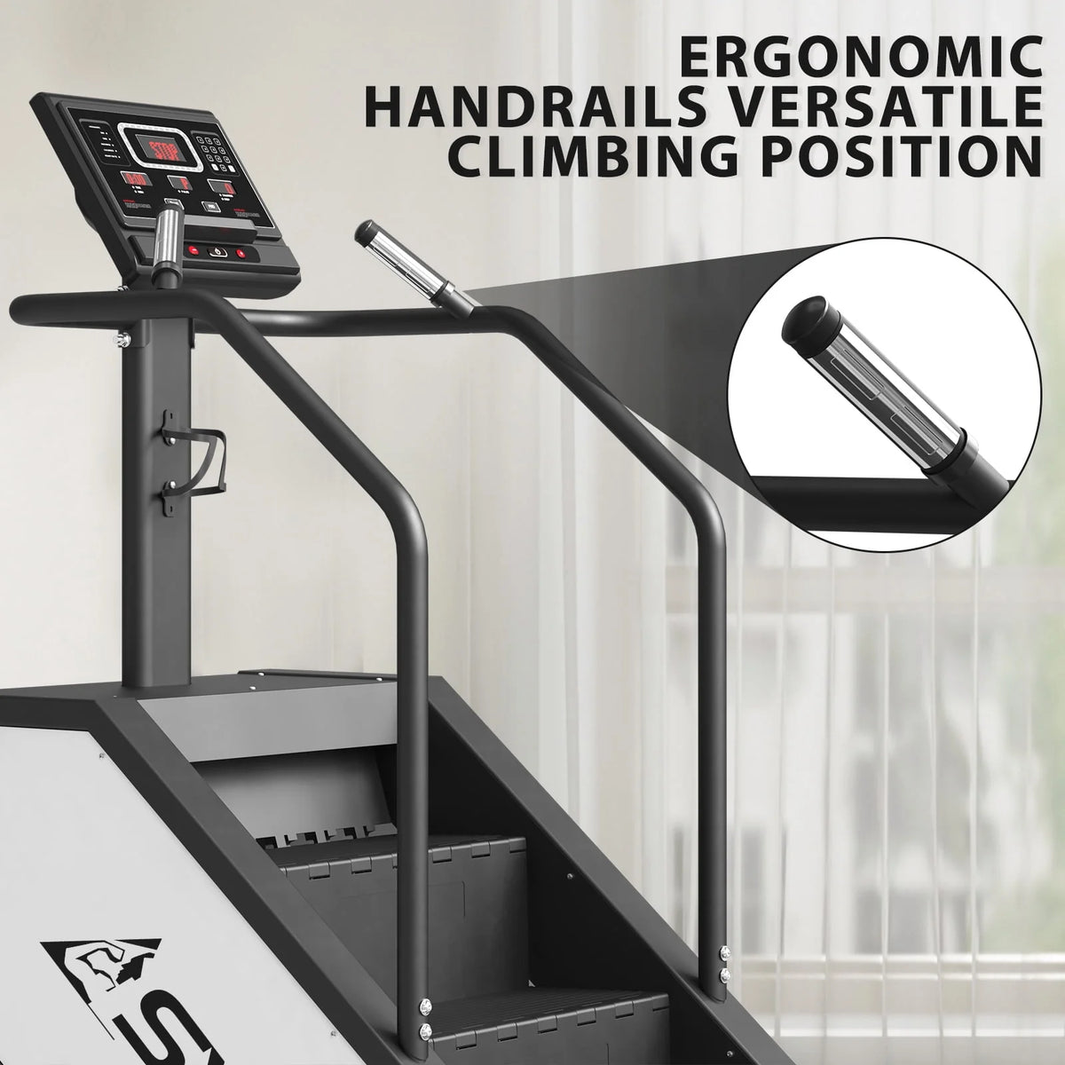 Stair Stepper with LED Screen, 12 Workout Programs, 441LBS Step Machine P839
