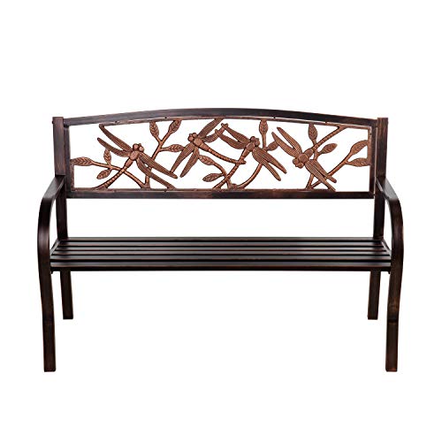 Cast Iron Metal Garden Bench Y275