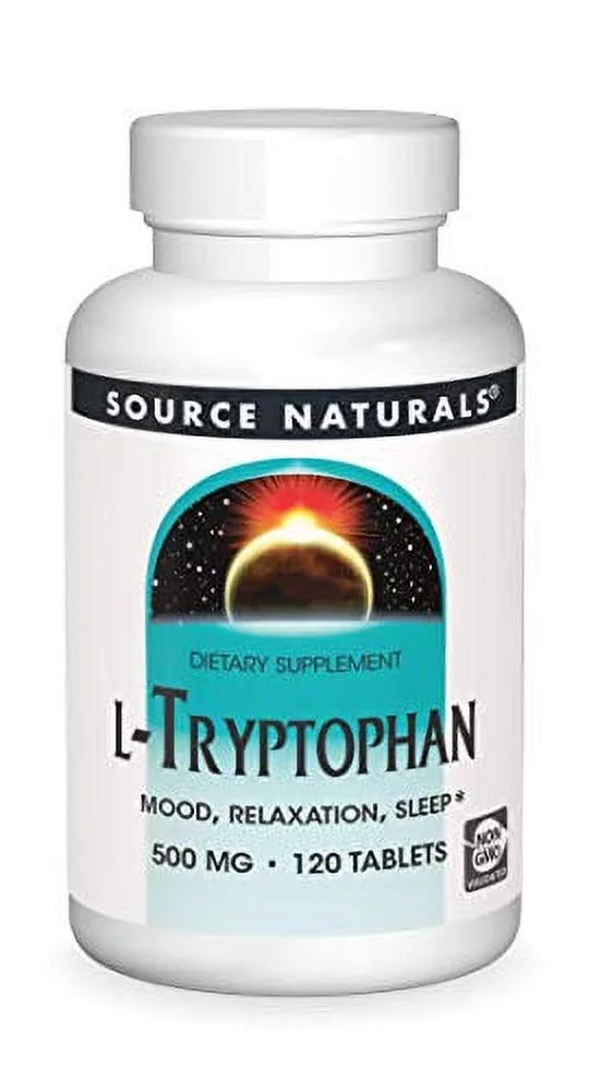 L-Tryptophan 500 mg Amino Acid Supplement 120 Tablets Y9202