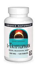 L-Tryptophan 500 mg Amino Acid Supplement 120 Tablets Y9202