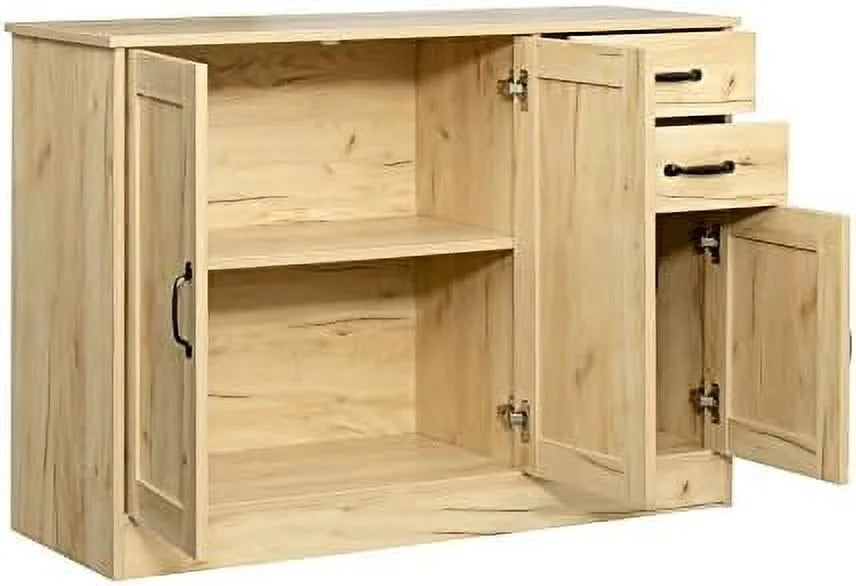 Wood Buffet Sideboard Cabinet with Adjustable Shelves E792491