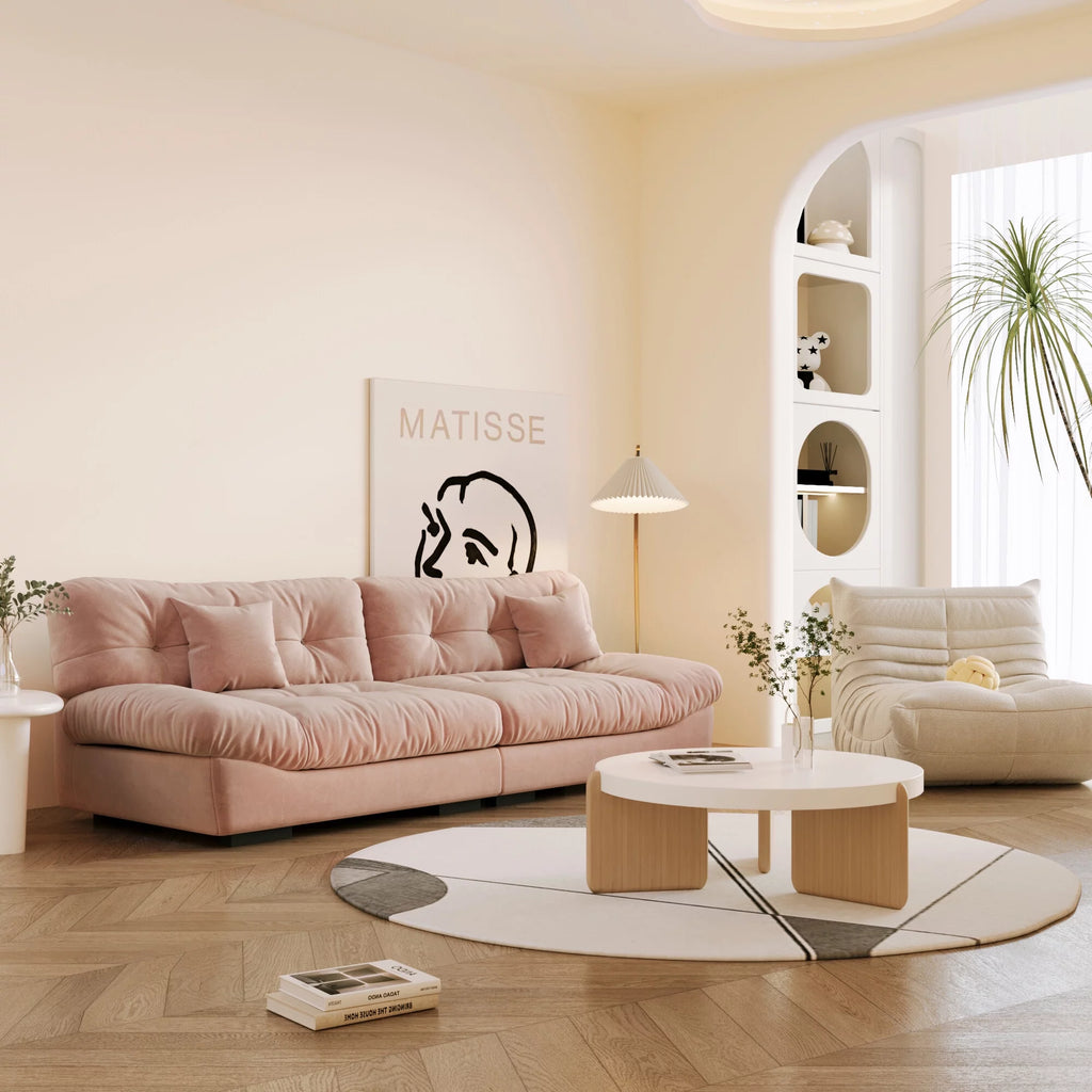 Velvet 3-Seat Cloud Sofa K65302